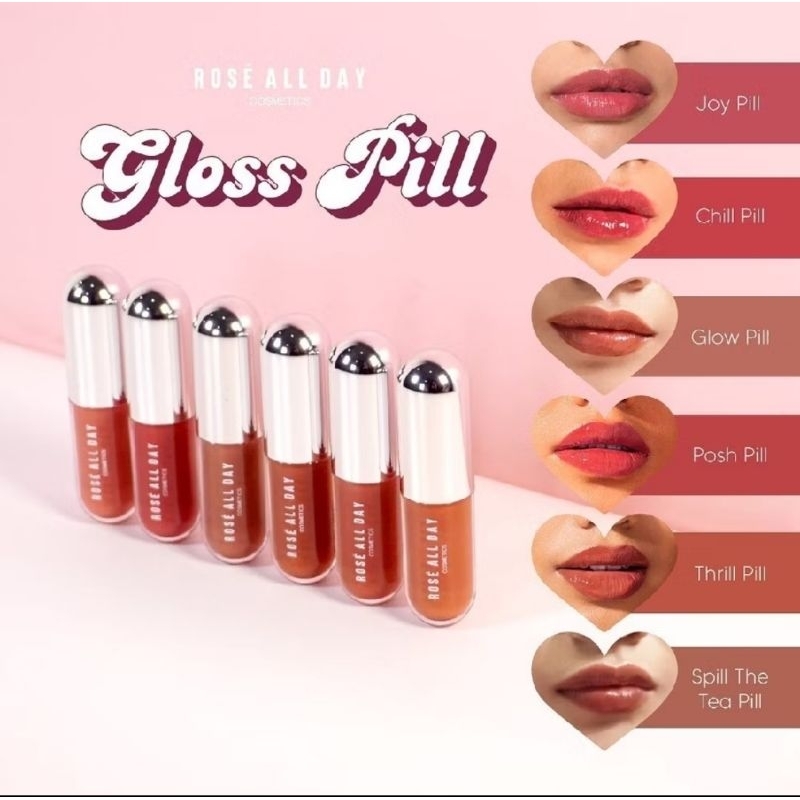ROSE ALL DAY LIP GLOSS PILL