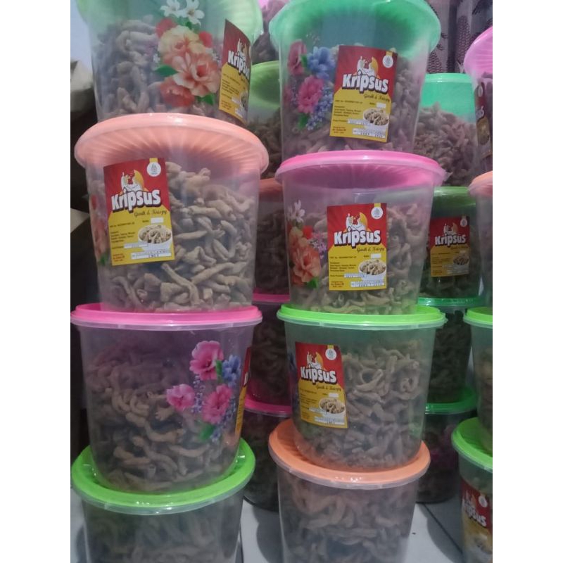 

keripik usus kemasan toples