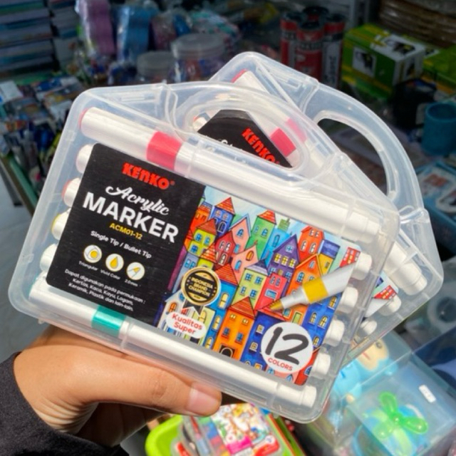 

SPIDOL AKRILIC KENKO 12 warna