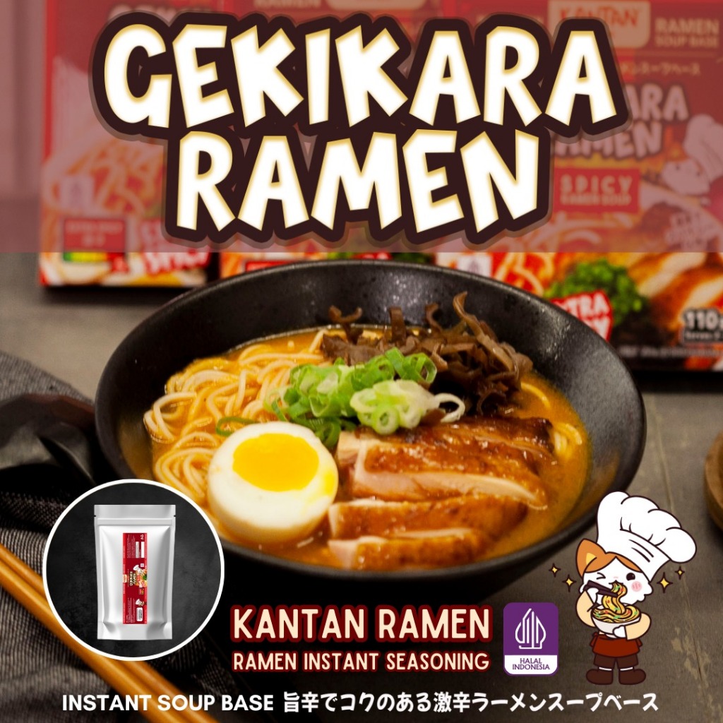 

Bumbu Instant Kantan Ramen - Halal ( Gekikara Ramen ) REFILL 860gr