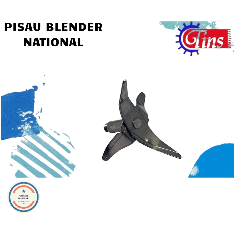 PISAU BLENDER NATIONAL EMPAT MATA PISAU STAINLESS PISAU BLENDER MIYAKO