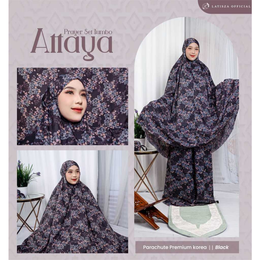 LATISZA MUKENA ATTAYA PRAYER SET JUMBO