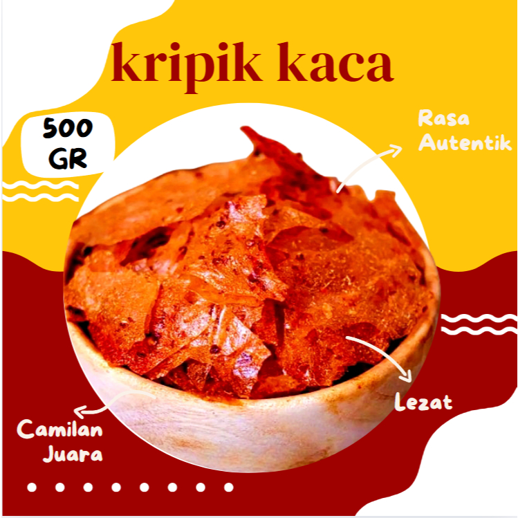 

Keripik kaca pedas daun jeruk isi 500 gram
