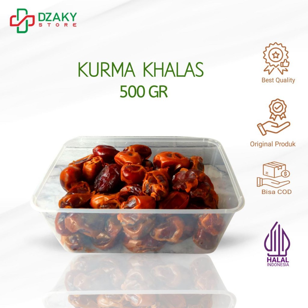 

Kurma Khalas Sa'ad Premium Original Berkualitas 100% Asli