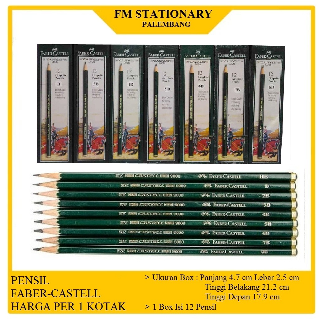 

Pensil Faber Castel 1 pack isi 12 pcs