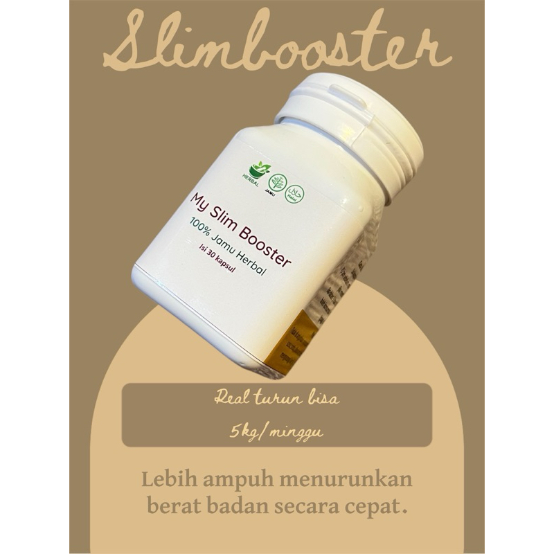 MY SLIM BOOSTER / OBAT DIET HERBAL | PELANGSING AJAIB | JAMU PELANGSING | SUPPLEMEN PELANGSING | SLI