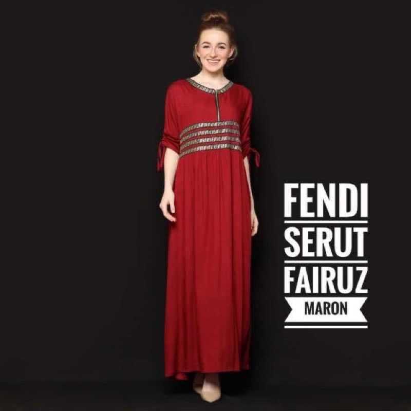 Daster Arab Fairuz - Fendi Serut