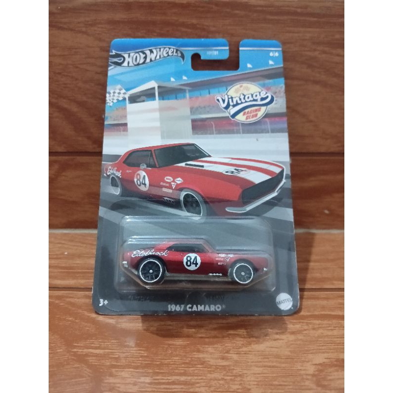 RARE Hotwheels Camaro Vintage Racing Club Merah CHASE