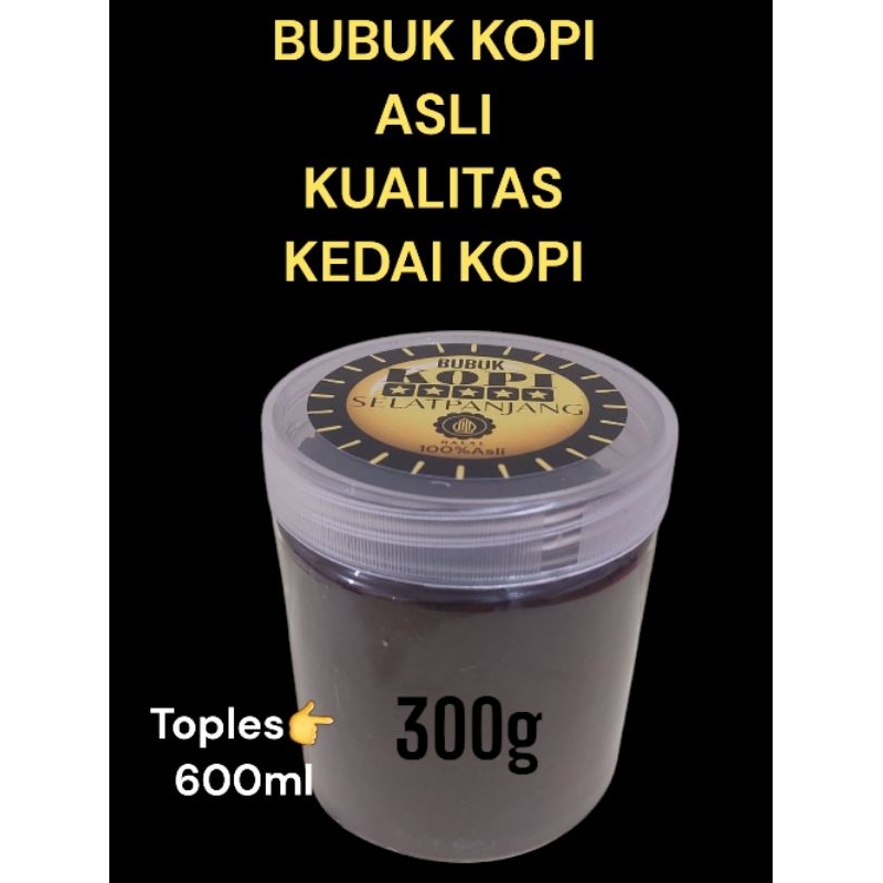 

bubuk kopi selatpanjang asli (300g)