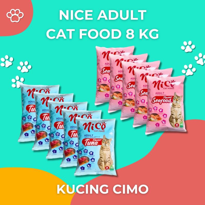 Nice Cat Food 8kg Makanan Kering Kucing