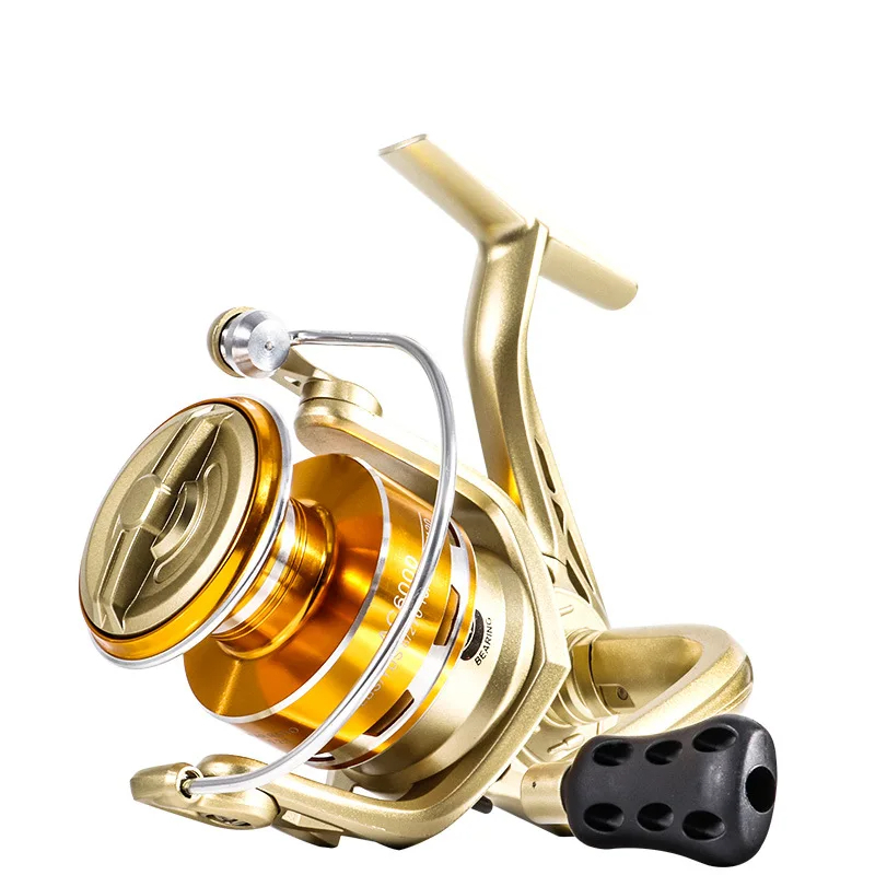 Promo Terbaru CodShimano Reel Pancing Asli Besi Fishing Reel Ac2000-7000 Reel Pancing Power Handle