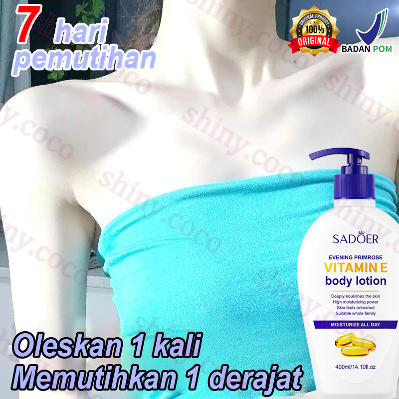 Lotion Pemutih Badan 400ml Vitamin E Body Lotion Lotion Pemutih Badan Brightening Lotion Body Whiten