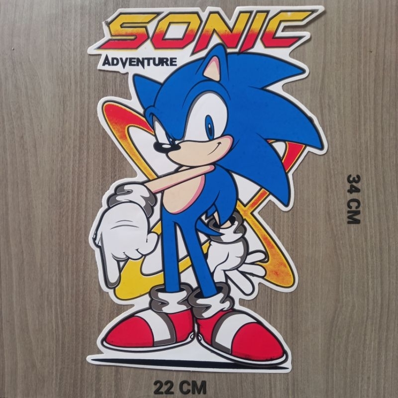 

STIKER SONIC THE HEDGEHOG VINYL UKURAN BESAR