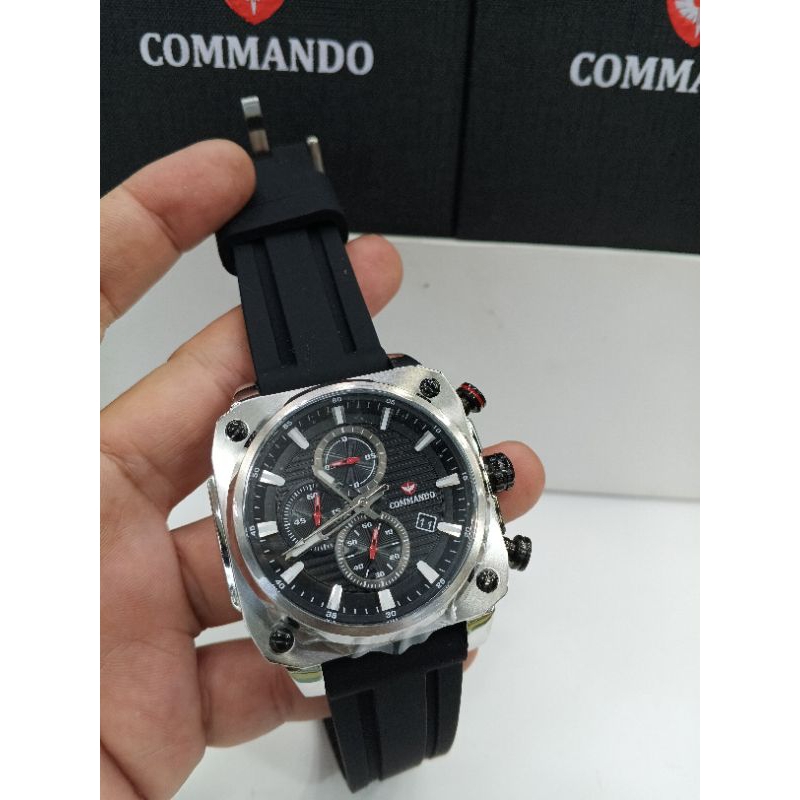 Commando CM7011G-3SDBRB#Commando CM7011G#CM7011G-3SDBRB#Jam tangan pria Commando CM7011G#Man watch C