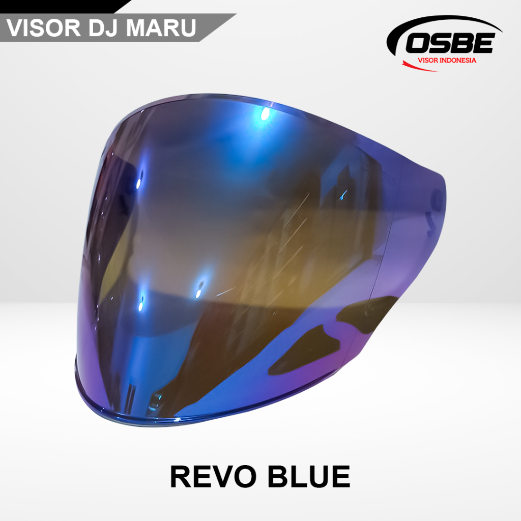 OSBE visor FLAT  KY* PNP VENOM IRIDIUM KY* DJ MARU/ Visor berkualitas/Original SNI