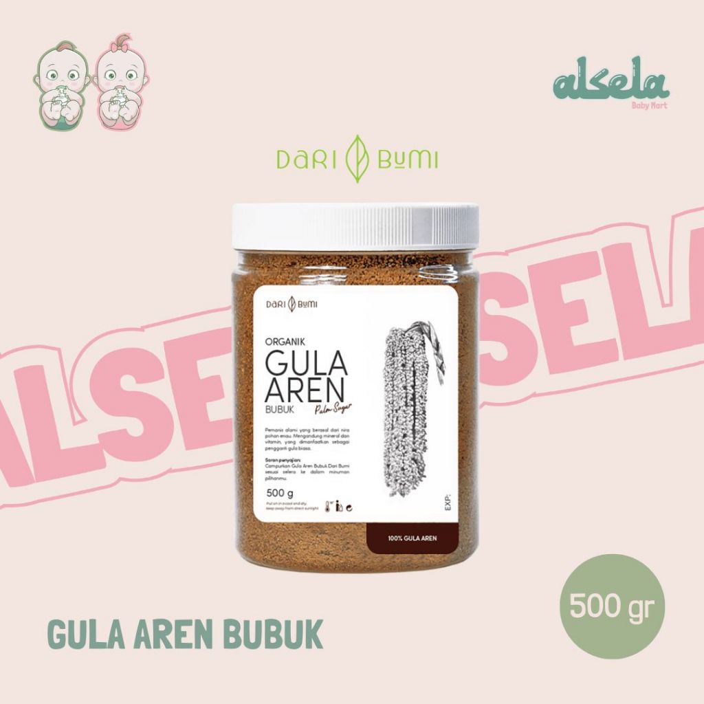 

Dari Bumi Gula Aren Bubuk Organik 500gr Pure 100% Premium Palm Sugar Powder Gula Semut