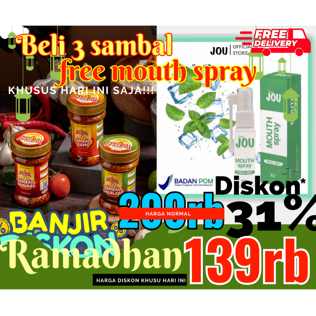 

GeSambal x JOU - Paket Pedas Segar