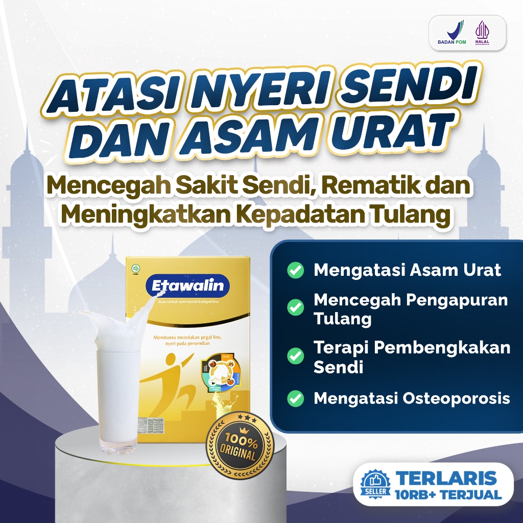 

. Etawalin - Nutrisi Terbaik Atasi Asam Urat, Gejala Kolesterol & Nyeri Sendi Original Store