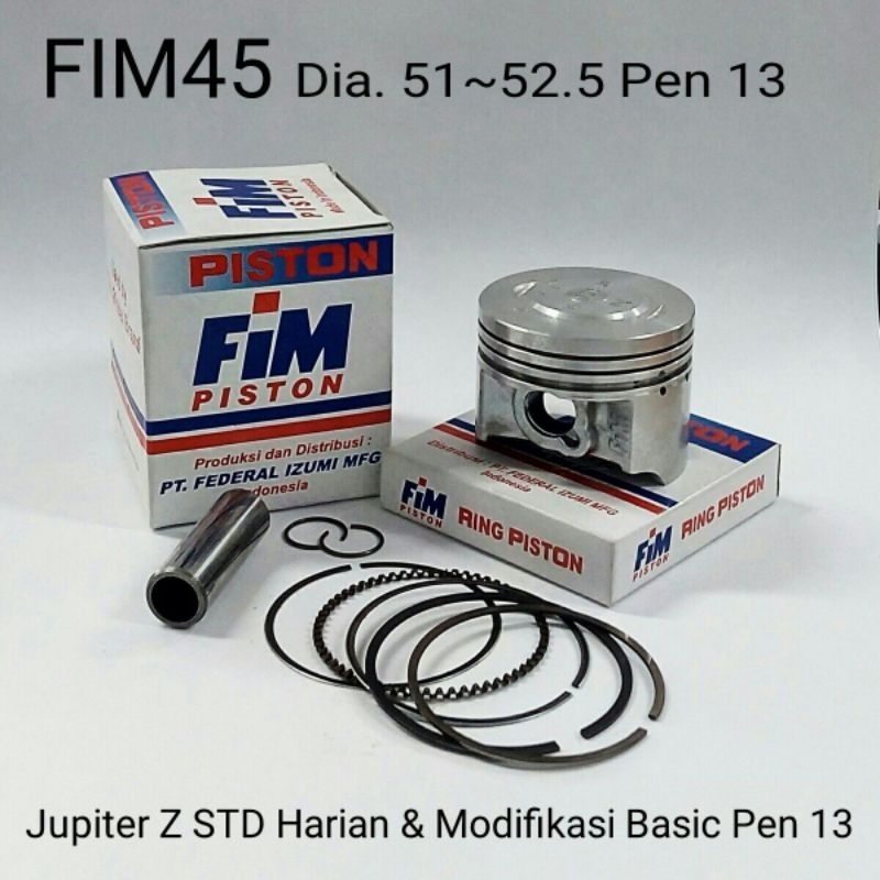 Piston Kit Fim 45 Jupiter Z,Vega R New Pin 13