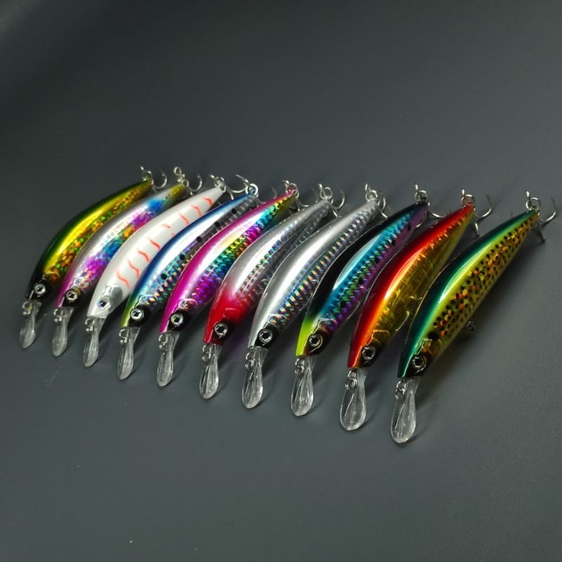 LuringBait - Lure Minnow Fast sinking 90mm 30gram & 110mm  38 Gram