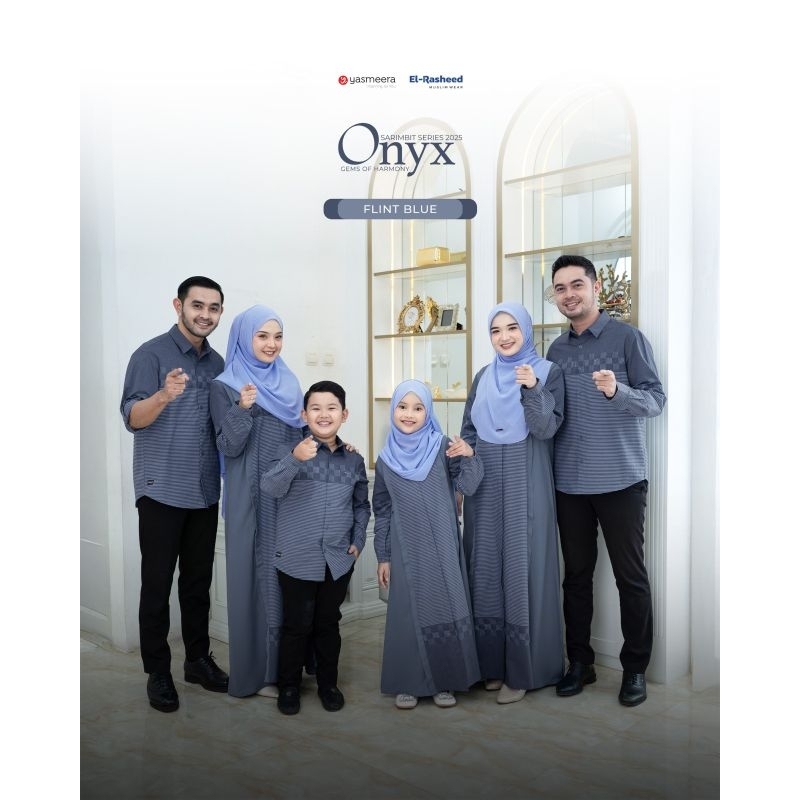 SARIMBIT YASMEERA ONYX FLINT BLUE