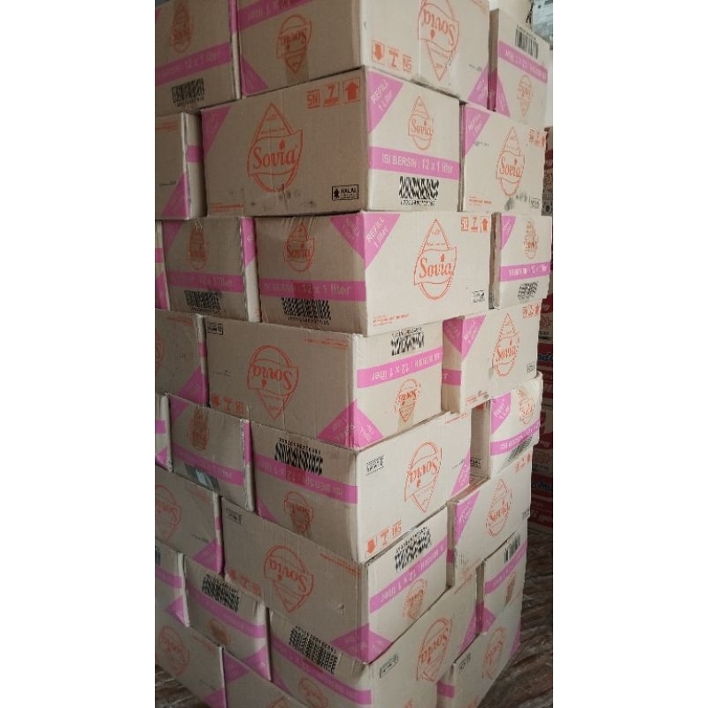 

minyak goreng sovia 1L 2 karton