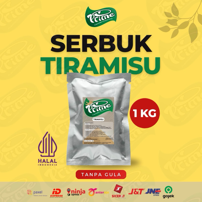 

Prime Bubuk Minuman Rasa Tiramisu 1KG | ZOWI POWDER