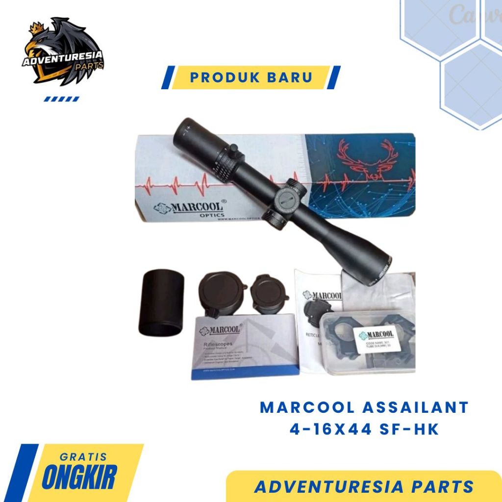Teleskope Marcool Assailant 4-16x44 SF HK - Marcool 4-16x44 SF HK- Retikle HK