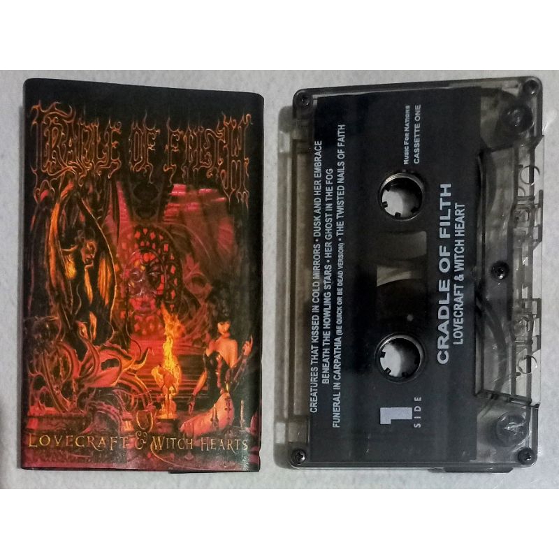 Kaset Pita C7 CRADLE OF FILTH Abum Lovecraft & Witch Heart