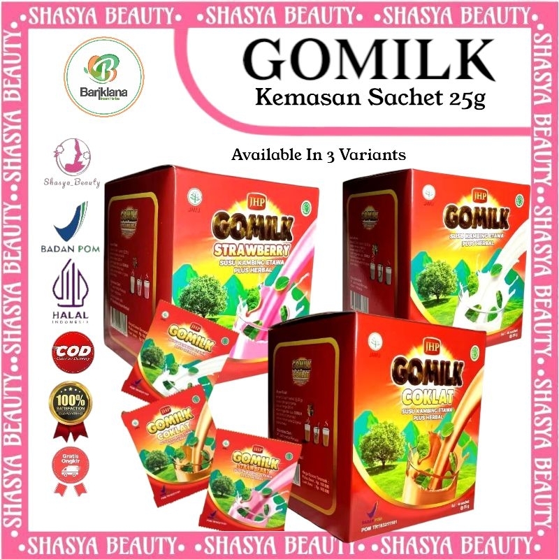 

Gomilk Susu Kambing Etawa Plus Herbal Sachet All Varian