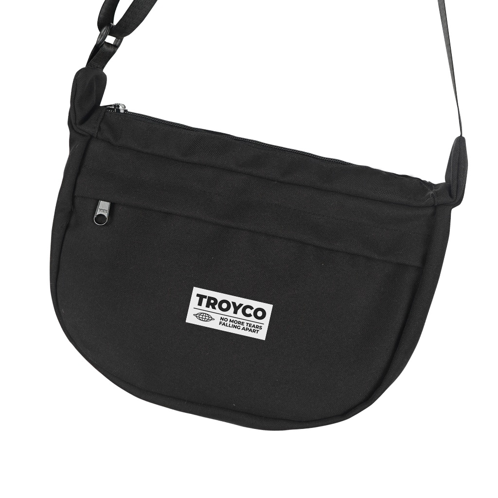 Troy Company Sling Bag Black Tagma - Tas Selepang Slingbag Hitam SBD 3067