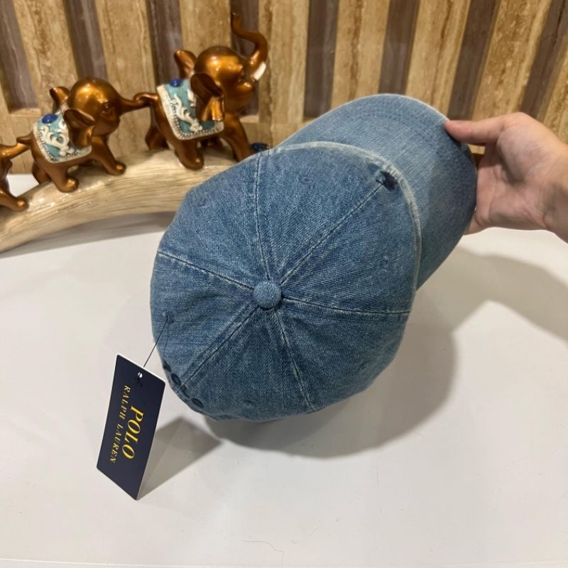 topi bisbol premium caps baseball import polo PL2 denim