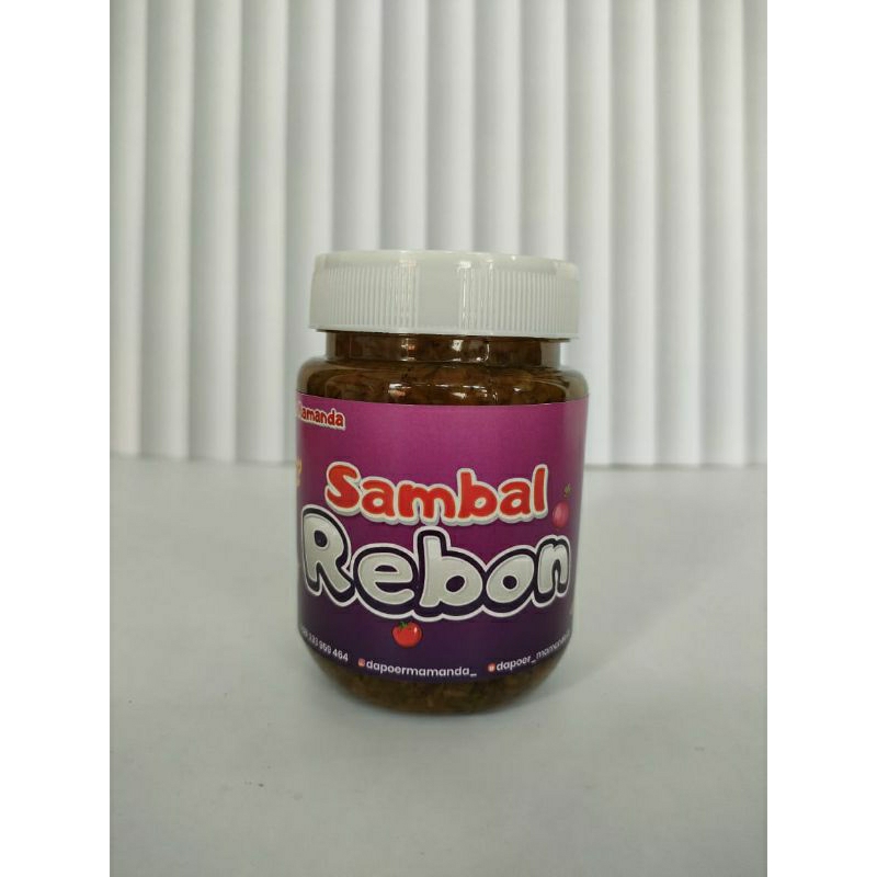 

sambal rebon by dapoer mamanda kemasan 200 ml