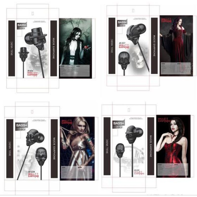 headset, earphones Skull Metallic Super Extra Bass original Sony