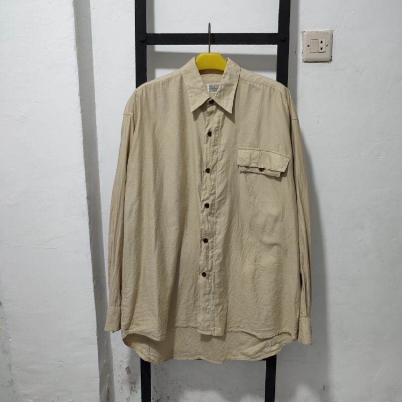 Kemeja Casual DELEAD HOMME Coksu Lengan Panjang Second Murah Viral