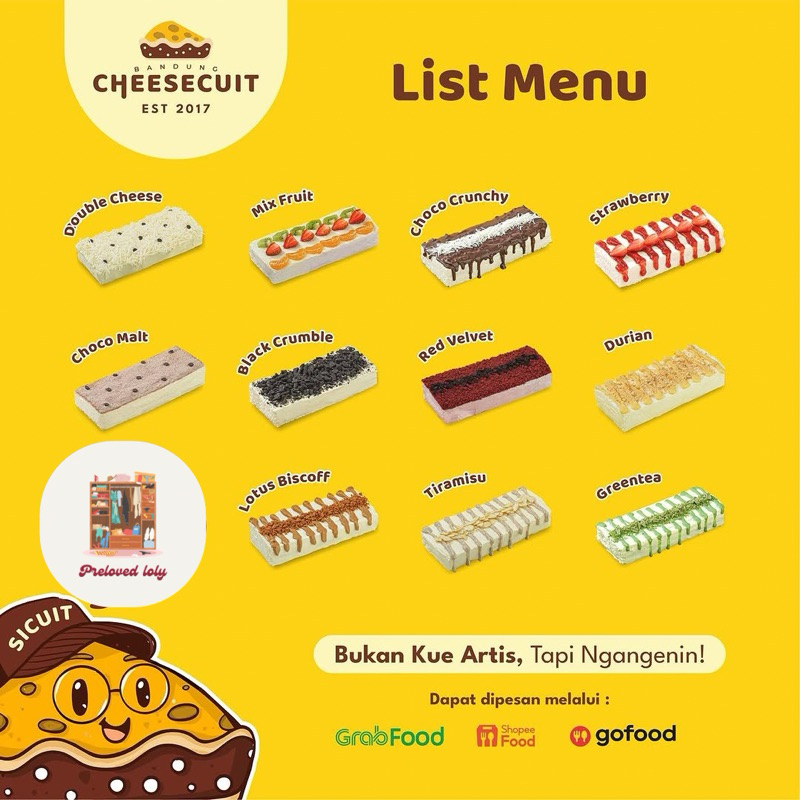 

JASTIP CHEESECUIT BANDUNG VIRAL TERMURAH & TERCEPAT