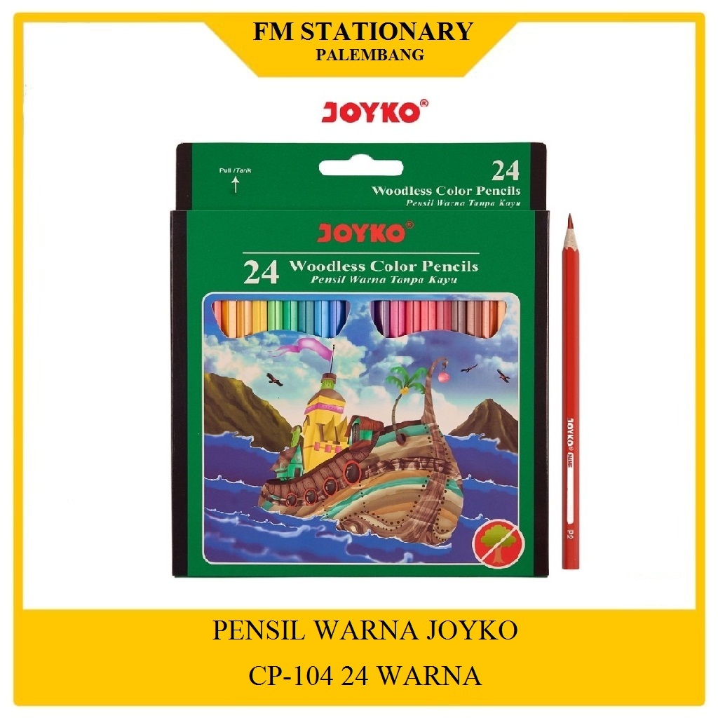 

PENSIL WARNA CP-104 ( 24 WARNA )