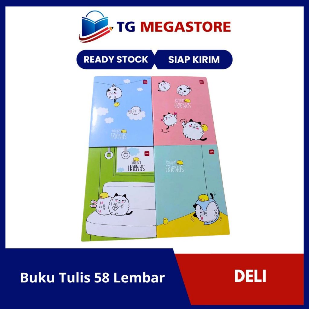 

Buku Tulis Deli 58 Lembar