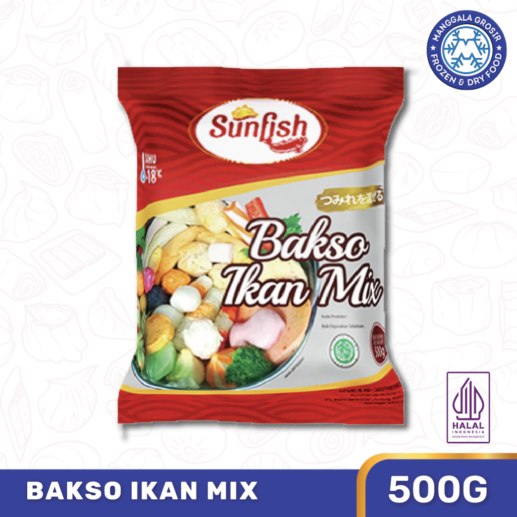 

Sunfish Bakso Ikan Mix 500gr