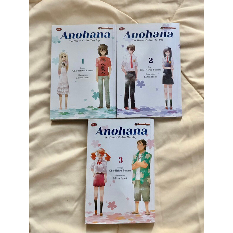 Manga Komik Anohana Set Preloved Bekas