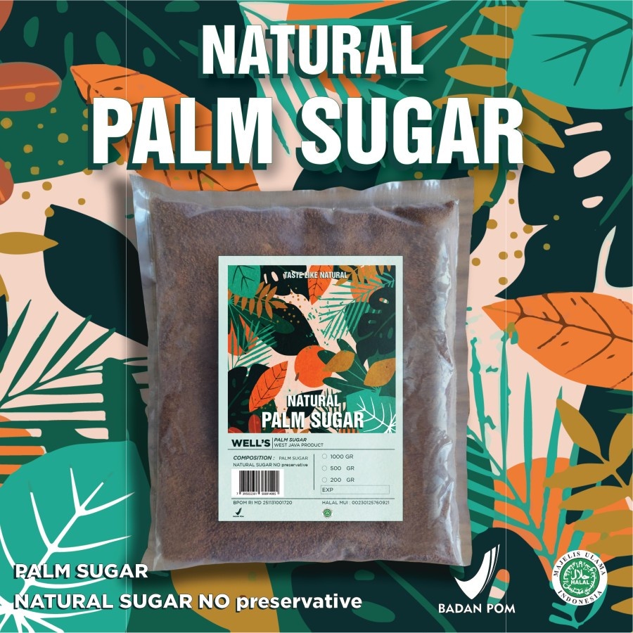 

Well's Toko Biji Kopi - GULA AREN BUBUK / NATURAL PALM SUGAR POWDER WELLS - 500 GRAM
