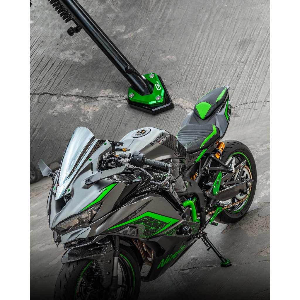 GPTECH KICKSTAND SHOES KAWASAKI ZX25R ZX4R NEW NINJA 250 18-