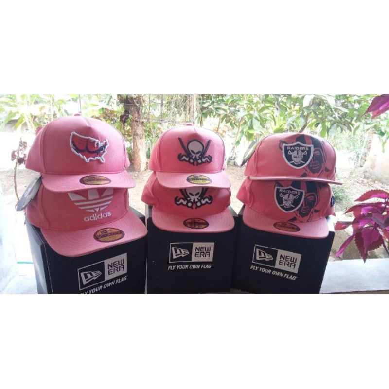 Couple Snapback MLB Pink