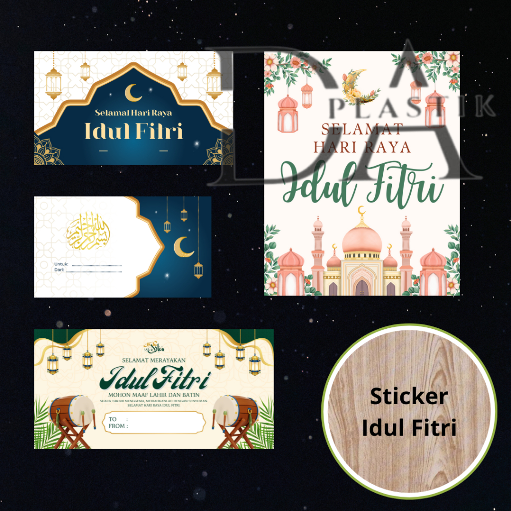 

Sticker Idul Fitri persegi / persegi panjang | Tempelan hampers | Sticker Hampers