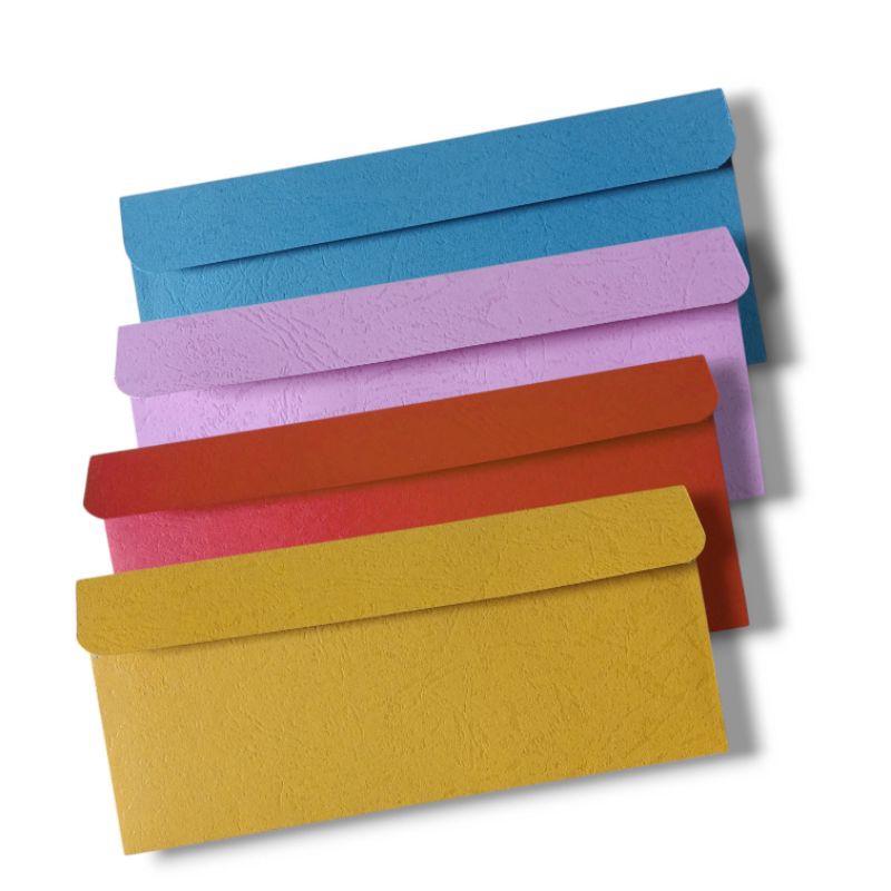 

AMPLOP PANJANG WARNA WARNI MUAT UANG TANPA LIPAT LEBARAN IMLEK NATAL 8x18cm