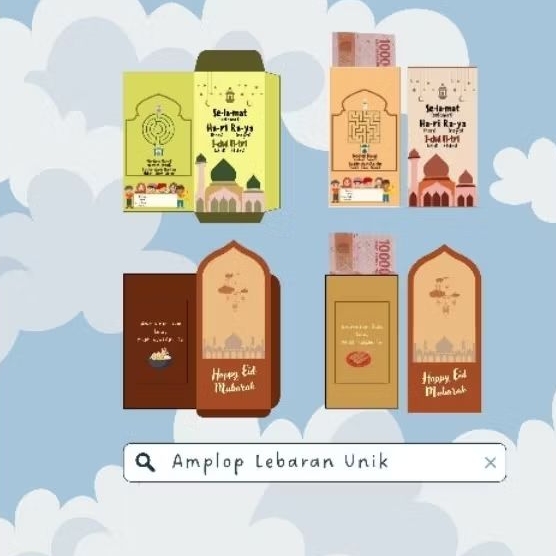 

[Printable]Amplop Lebaran Model Panjang|Amplop Lebaran Unik| Amplop Lebaran PDF