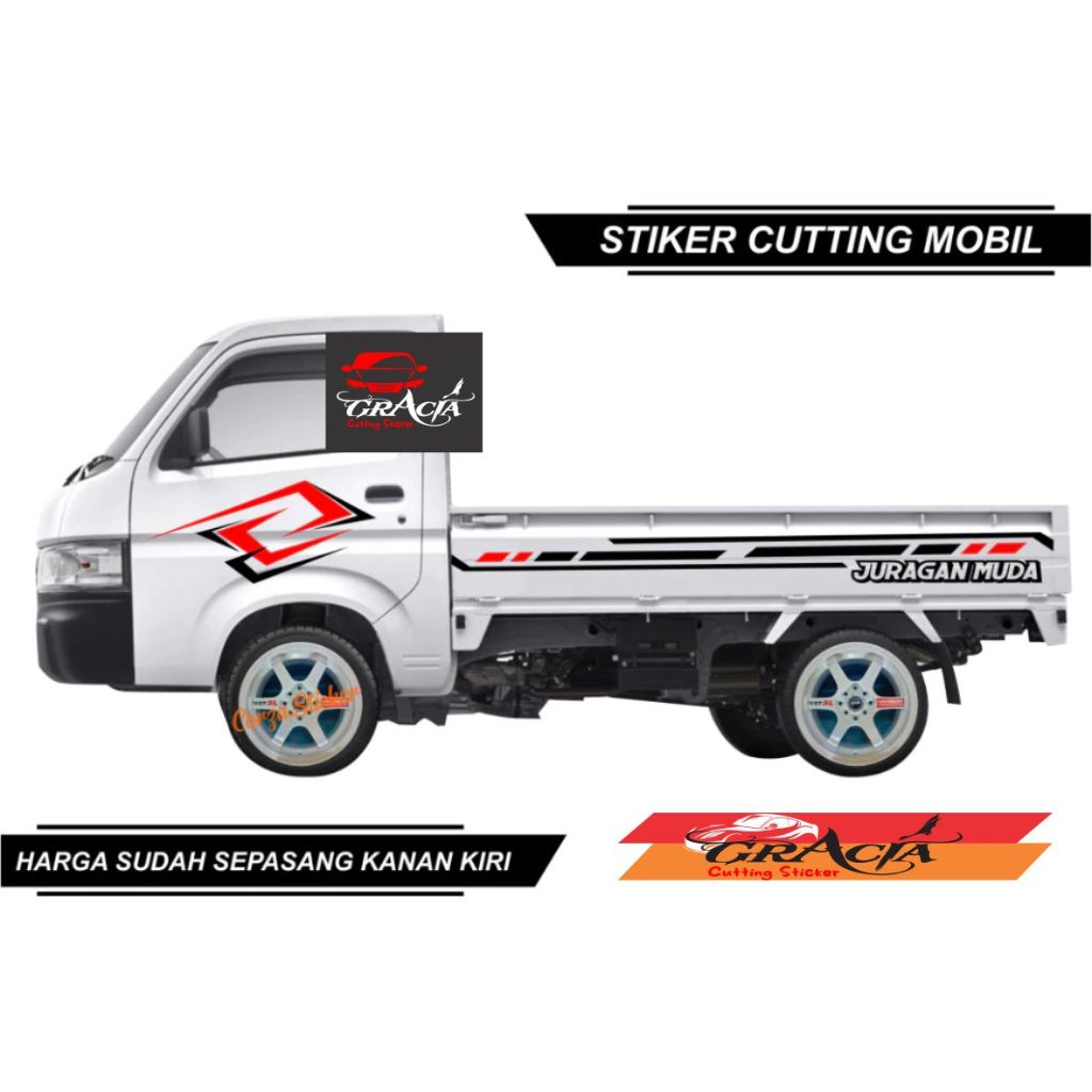 STICKER STIKER GRANDMAX PICK UP CUTTING STICKER BODY SAMPING MOBIL GRANDMAX