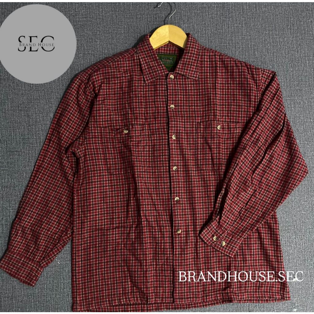 KEMEJA FLANEL SECOND FLANNEL VINTAGE PRELOVED GAINS BOROU COUNTRY