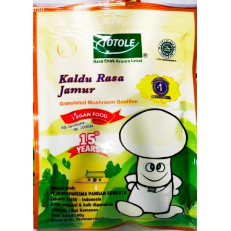 

Totole Kaldu Jamur 80gram Exp 2026