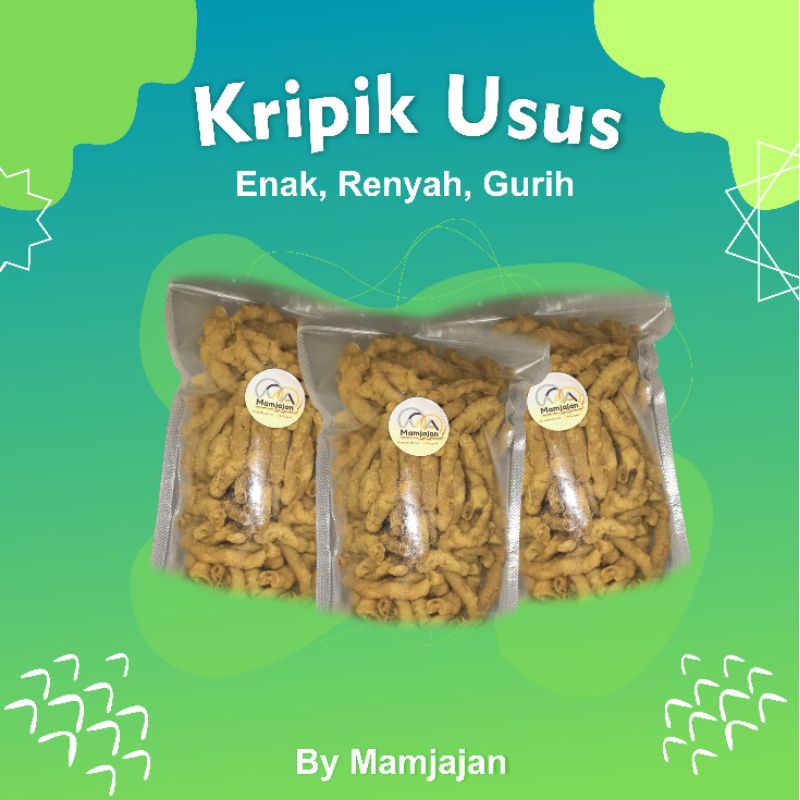 

KRIPIK USUS CRISPY BY MAMJAJAN 250GR 500GR 1000GR